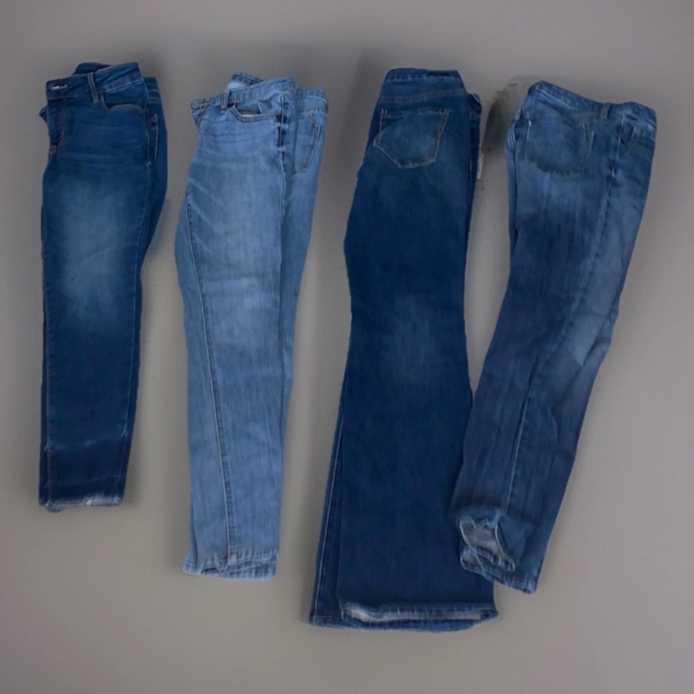Liverpool Lucy Bootcut Rockstar skinny Low Rise Mossimo Jean lot of 4 size‎ 4